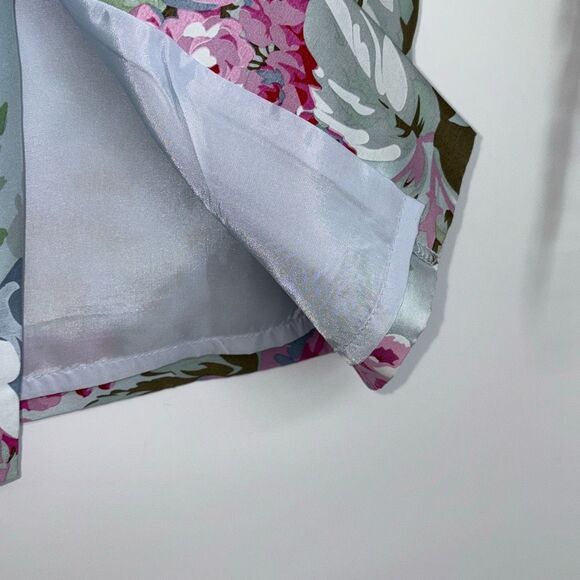 Renato Nucci Vintage Silk Floral 90s Pencil Skirt Knee Length size US 4 EU‎ 38 - Picture 6 of 9